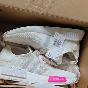 Adidas White and Pink Sneakers
